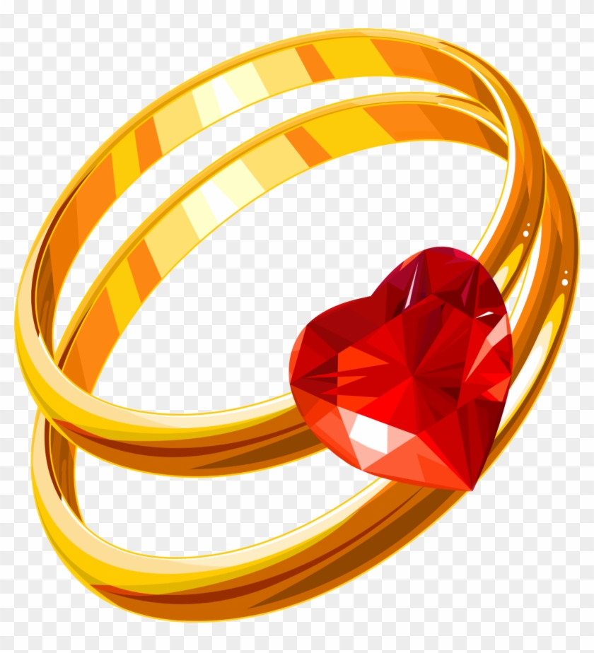Wedding Rings Clipart Png Clipground - Ring Ceremony Logo Png #1326681