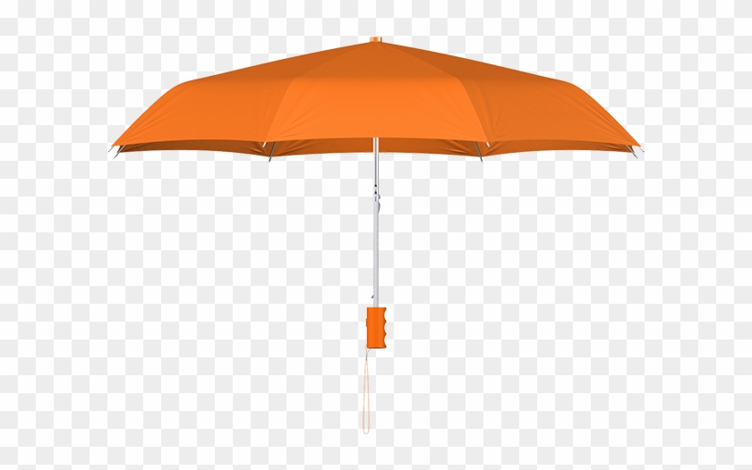 Compact Frame Orange Umbrella Side View - Orange Umbrella #1326742