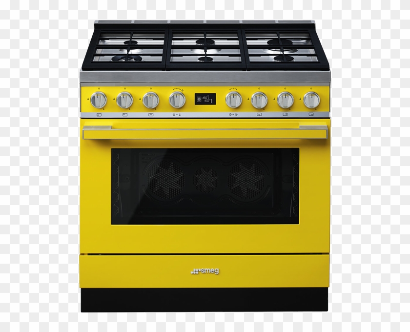 Fogão Cortina 98 Cm Smeg Cpf9gmyw - Smeg Cpf9gmyw #1326779