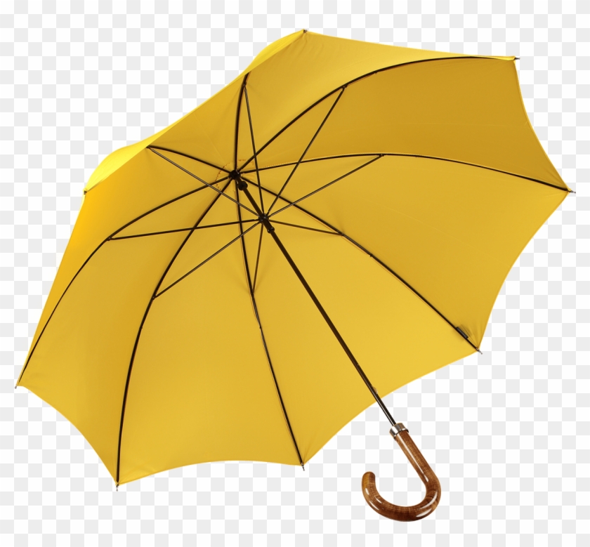 Menswear Accessories Walking Umbrella Yellow - Open Yellow Umbrella #1326796