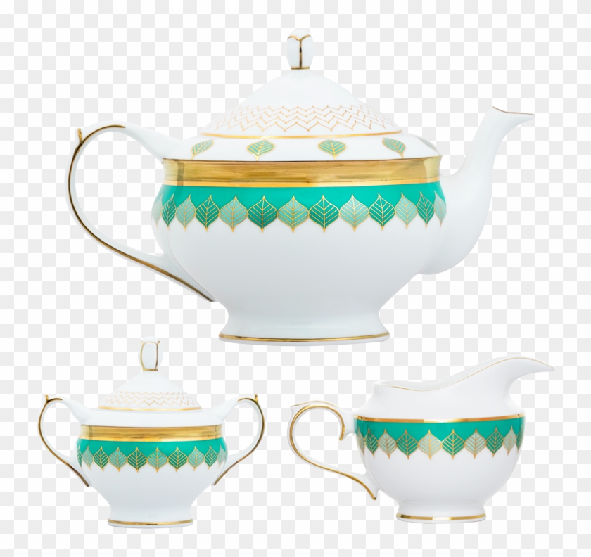 Banaras Teapot, Creamer And Sugar Pot - T-carrier #1326829