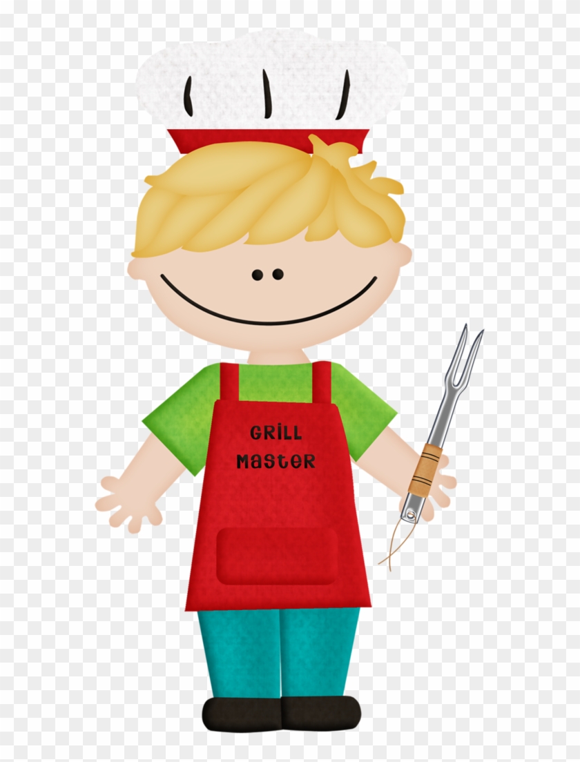 Boy Illustrationcommunity Helperspicnicsclipart - Clipart Boy In Kitchen #1326908