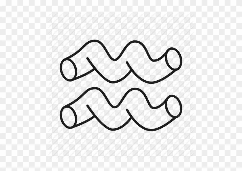 Drawn Macaroni Svg - Line Art #1326944