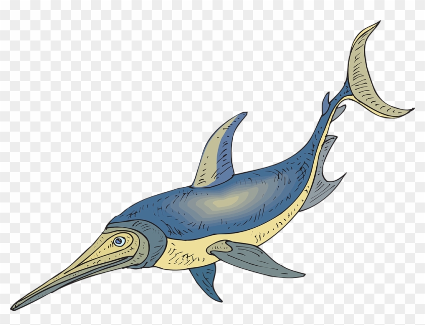Collection Of Marlin Cliparts - Png Ichysaurus #1327006