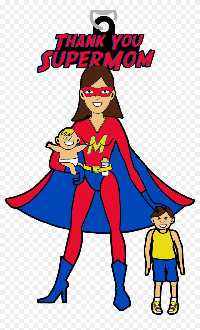 Super Mom 5k - Cartoon #1327055