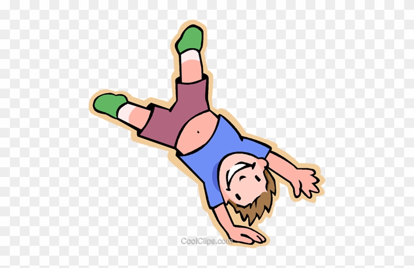 Best Of Tumbling Clipart Boy Doing Cartwheel Gymnastics - Do A Cartwheel Clipart #1327081