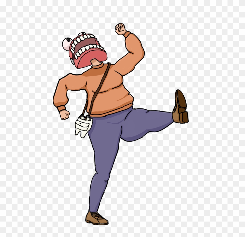 My Girlfriend Had The Idea Of Drawing A Clacky Tooth - Cartoon #1327304