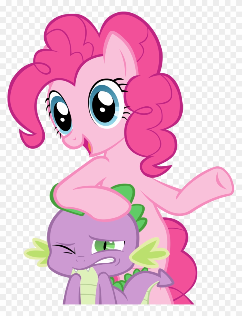 Pinkie Pie And Spike By Trotpilgrim - Mlp Spike X Pinkie Pie #1327348