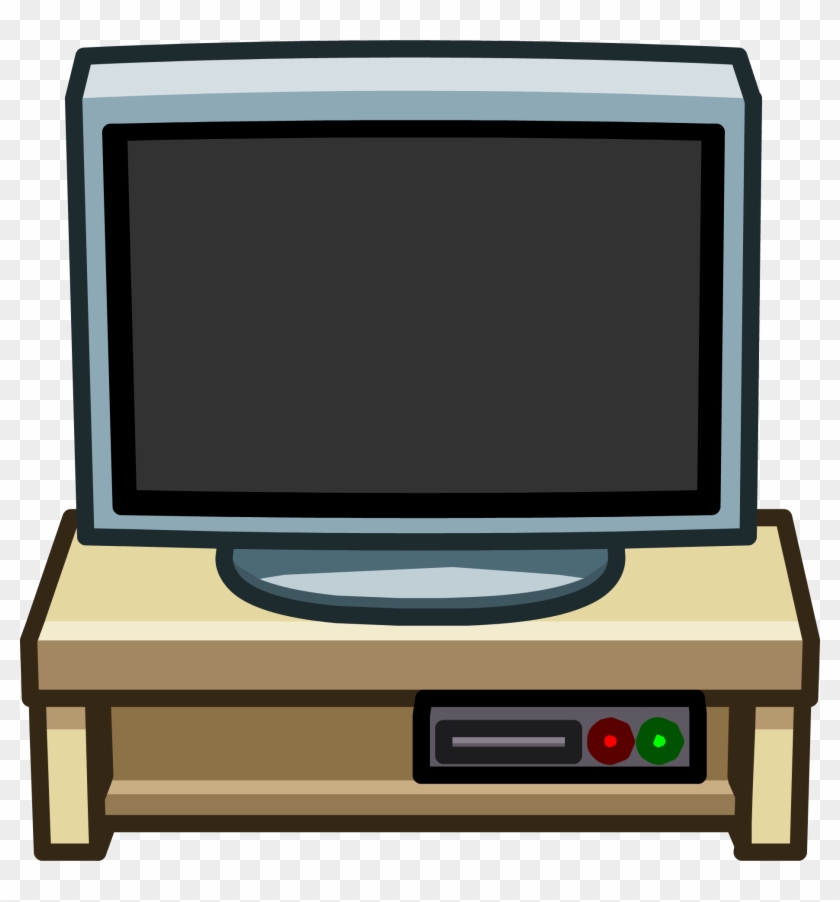 Furniture Icons 2348 - Big Screen Tv Club Penguin #1327405