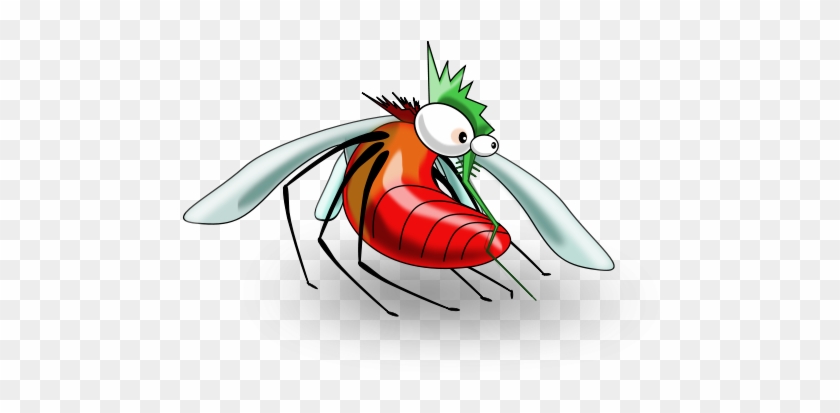 Free Funny Clip Art - Mosquitoes Cartoon Clipart #1327425