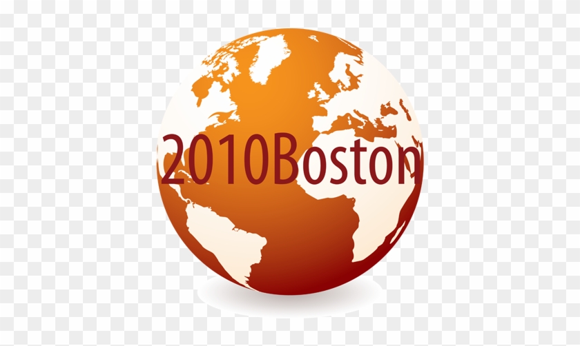 2010boston Conference Logo - World Globe Vector #1327470