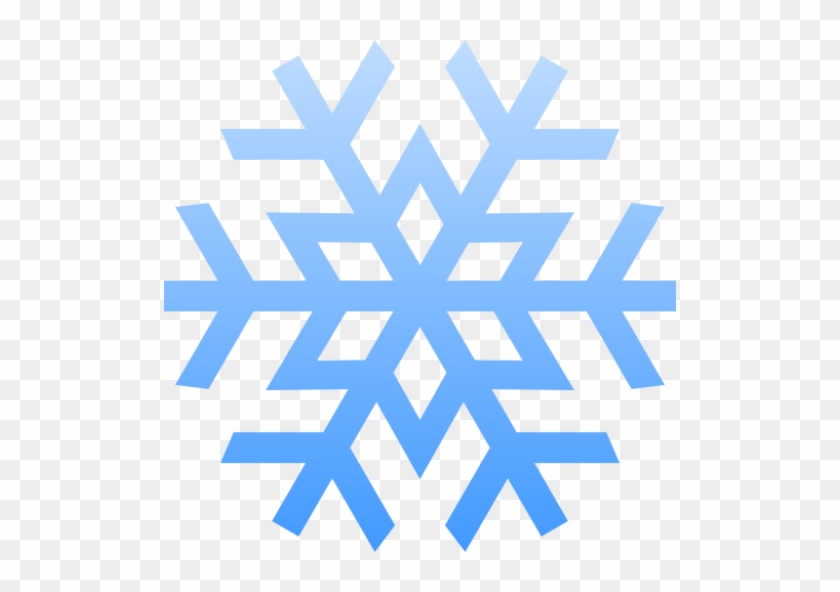 Snowflake Icon Cropped-snowfla - Snowflake Clipart Black And White #1327531