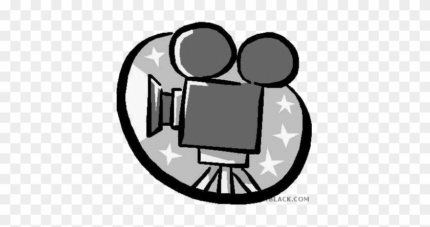 Movie Night Tools Free Black White Clipart Images Clipartblack - Making A Feature Film #1327580