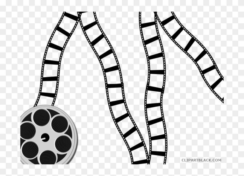 Movie Camera Tools Free Black White Clipart Images - Film Reel Clip Art #1327583