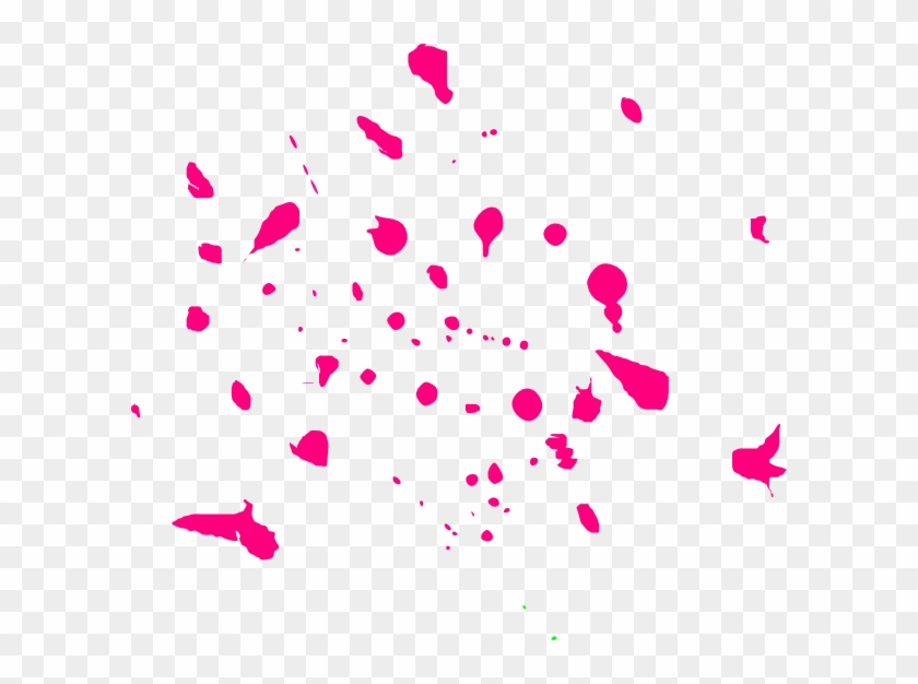 Royalty Free Clip Art Vector Pink Splatter Butterfly - Pink Paint Splatter Png #1327638