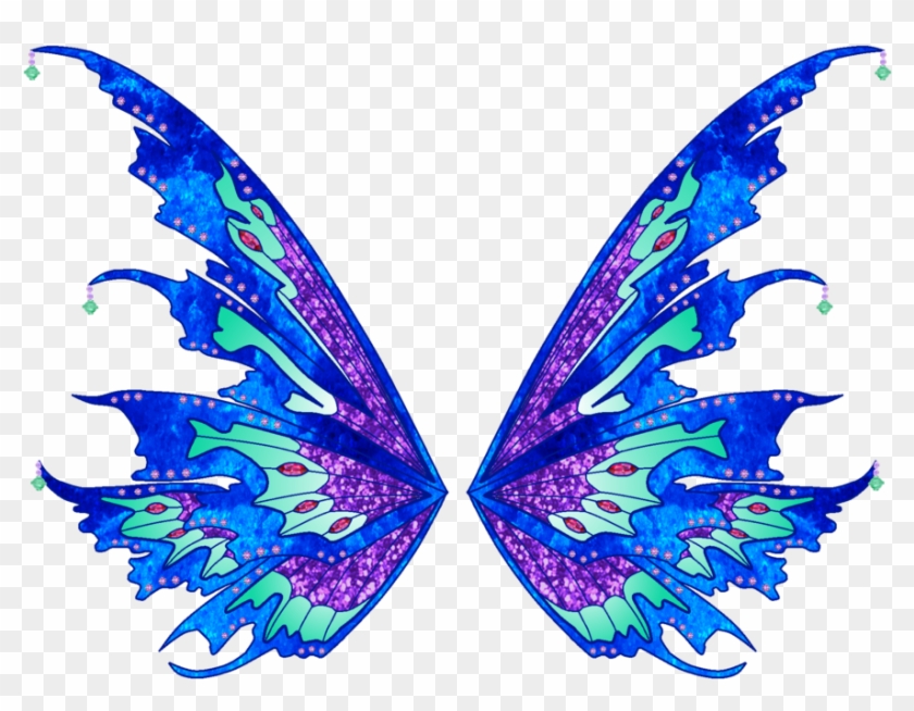 Vivace Enchantix Wings By Loveonelost On Deviantart - Blue Butterfly Wings Drawing #1327713
