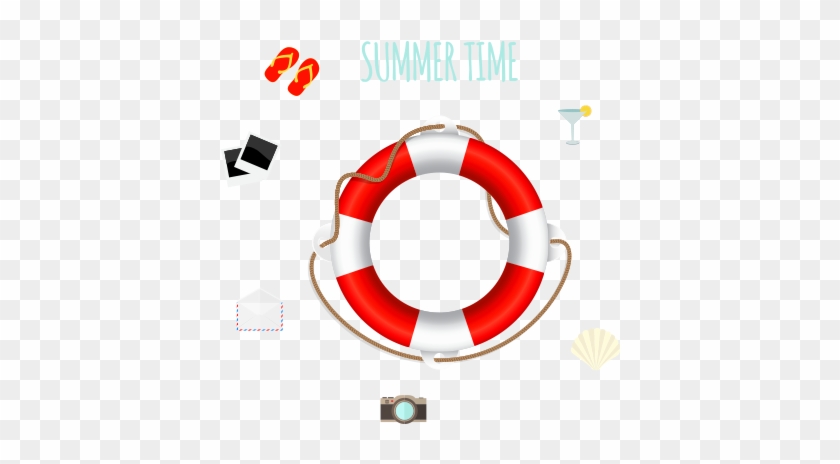 Summer Time Symbols And Objects Free Vector And Png - Vector Graphics #1327749