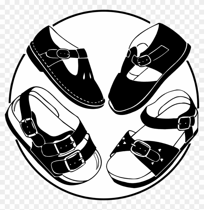 Illustration Of Of Girls Shoes - Clip Art #1327827