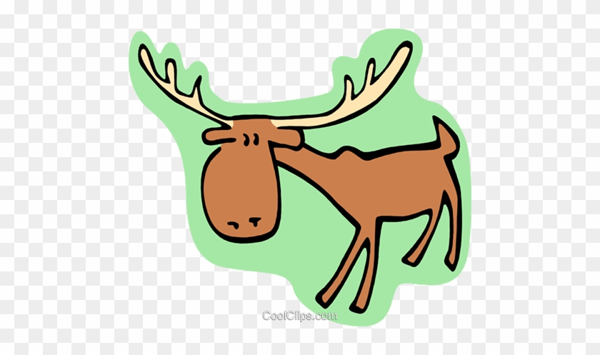 Elch Clipart - Cartoon Moose #1327918