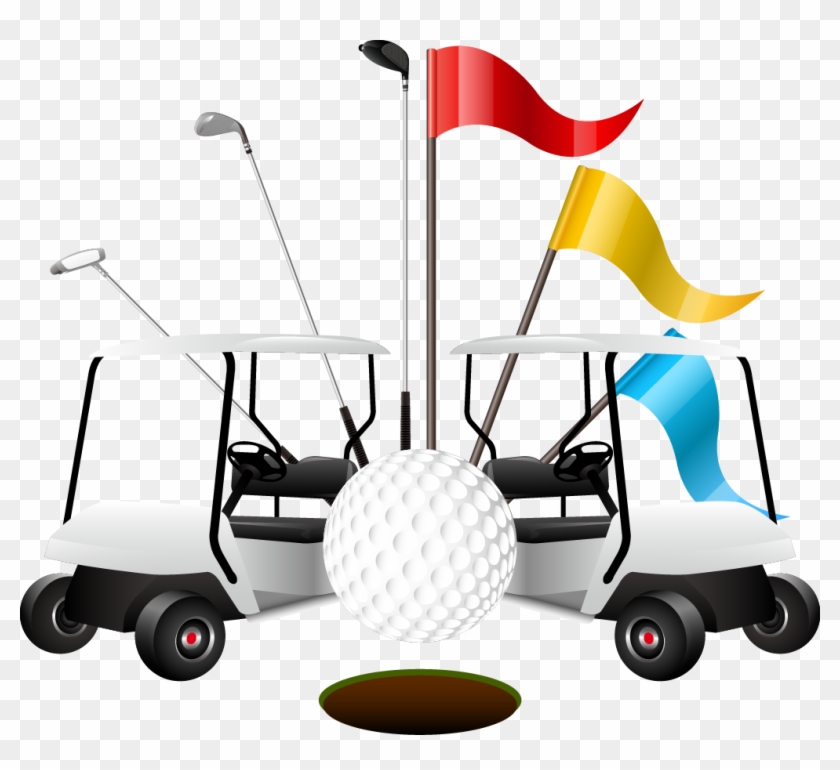 Car Golf - Vector Golf - Golf #1328106