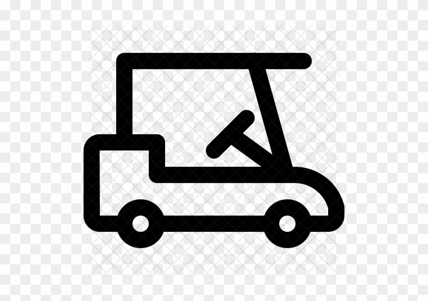Golf Cart Icon - Clip Art #1328110