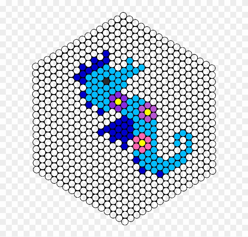 Seahorse Perler Bead Pattern Bead Sprites Animals Fuse - Hippocampe Perle A Repasser #1328141