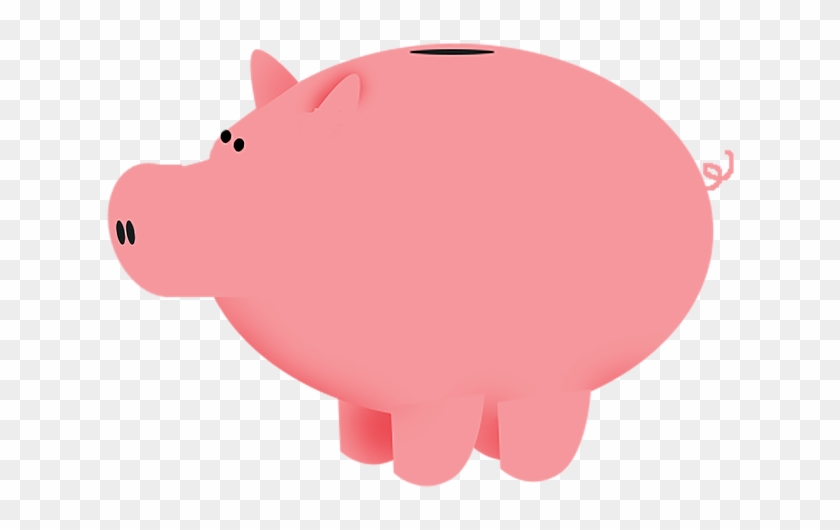 Cute Pig Cliparts 25, Buy Clip Art - Piggy Bank #1328228
