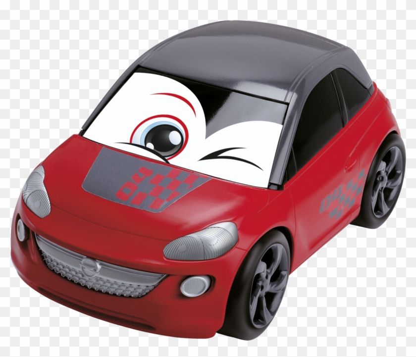 Cartoon Car Png Clipart - Dickie Rc Happy Opel Adam With Light #1328265