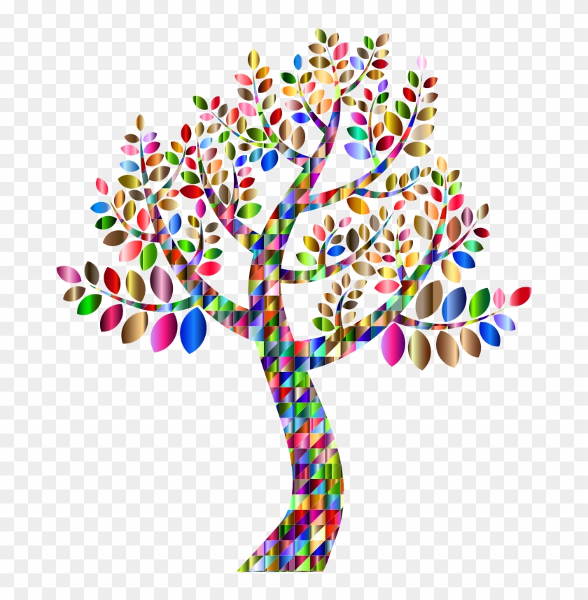 Medium Image - Colorful Tree Transparent Background #1328354