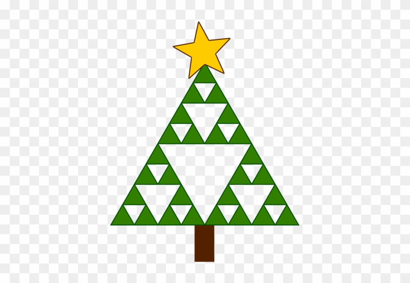 Geometric Christmas Tree - Sierpinski Triangle Christmas Tree #1328370