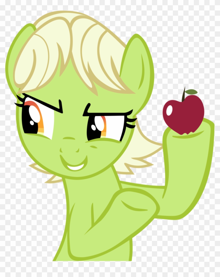 Young Granny Smith With An Apple By Frownfactory - Mlp Granny Smith Young #1328381