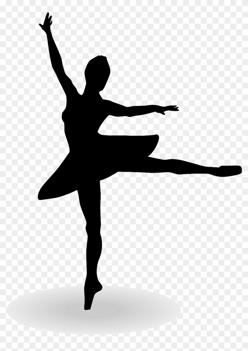 Ballerina Silhouette Vector Free #1328461