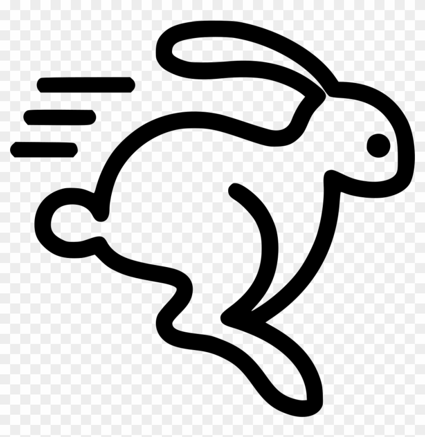 Running Rabbit Comments - Slow To Fast Icon #1328464