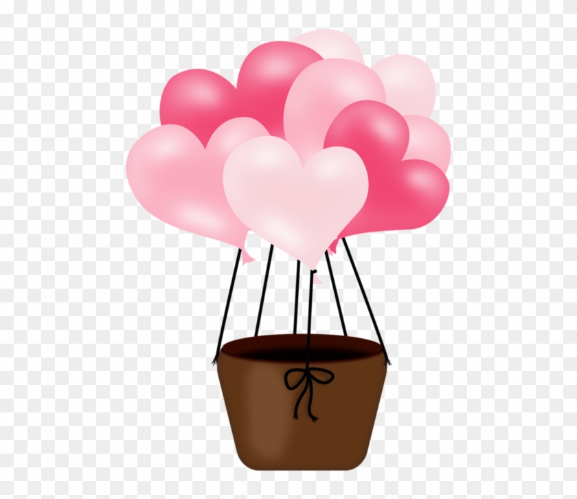 Forgetmenot - Balloons - Valentines Air Balloon Clip Art #1328580