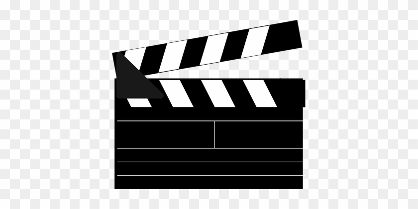 Clapperboard Clack Clipping Camera Media M - Clapper Board Clip Art #1328606