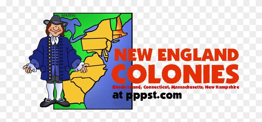 History Us Government 50 States Games Lessons Clipart - New England Colonies Clipart #1328662