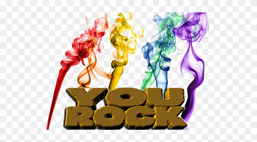 You Rock In Gold With Rainbow Smoke By Mike44nh - Colours Of The Rainbow #1328712