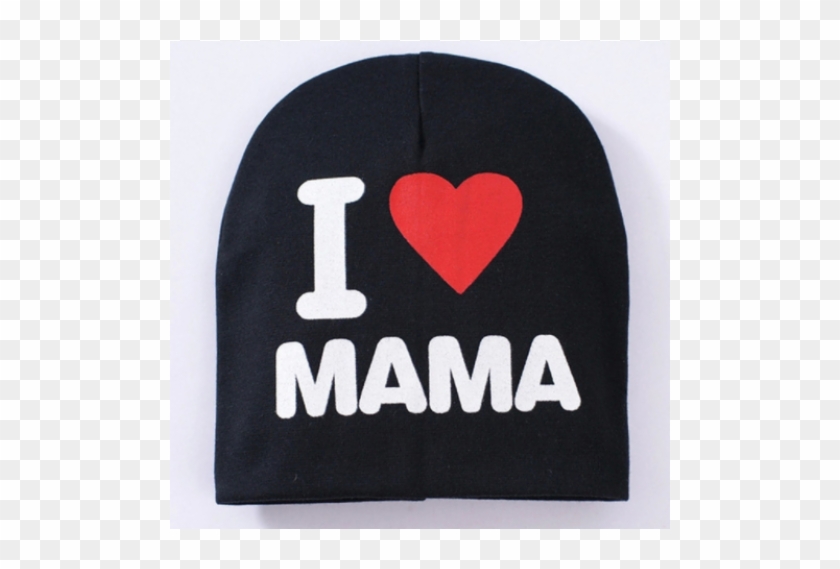 I Love Mama/papa - Cute Baby Girl Boy Toddler Infant Kids Cotton Beanie -  Free Transparent PNG Clipart Images Download