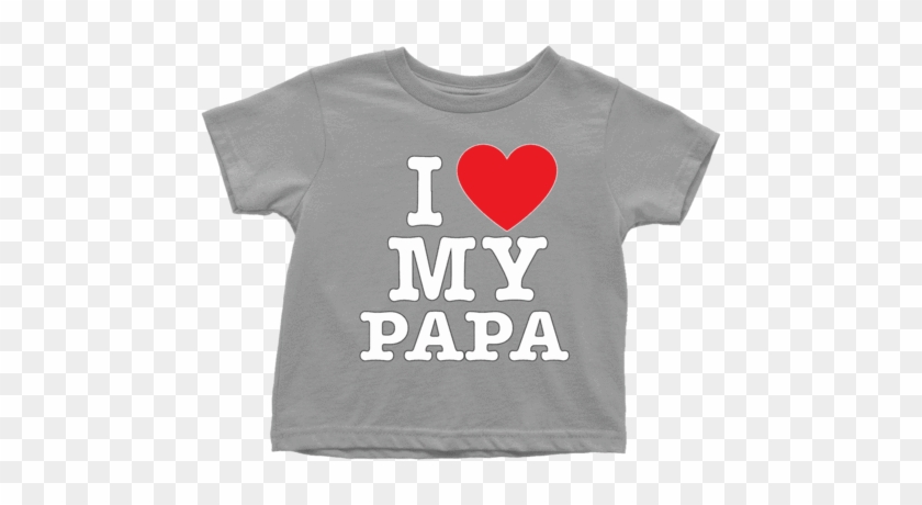 "i Love" Papa Infant And Toddler T-shirts - J'ai Fait Caca Tee Bambin, Enfant En Bas Âge Tee Shirt, #1328868