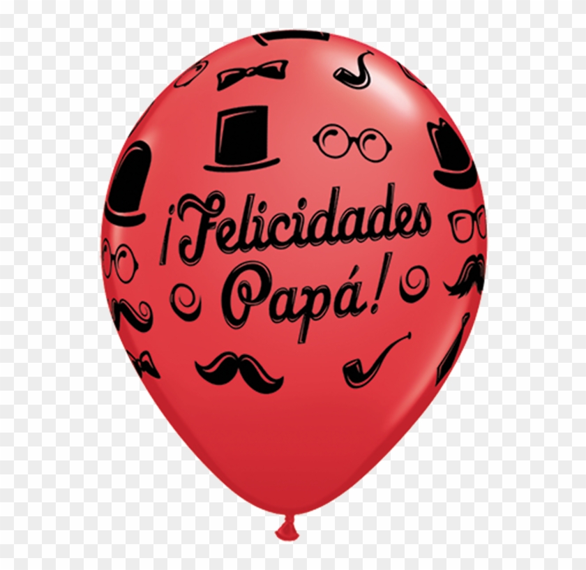 Felicidades Papa 11" Ruby - Balloon #1328879