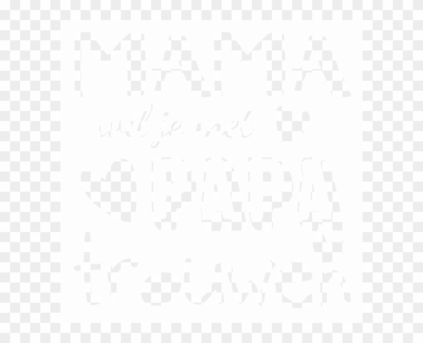 Strijkapplicatie Mama-papa Trouwen - Calligraphy #1328888