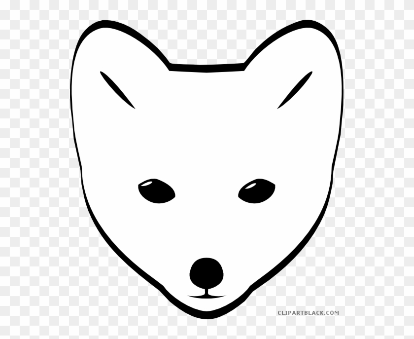 Arctic Fox Clipart - Fox Face Drawing Easy #1329035