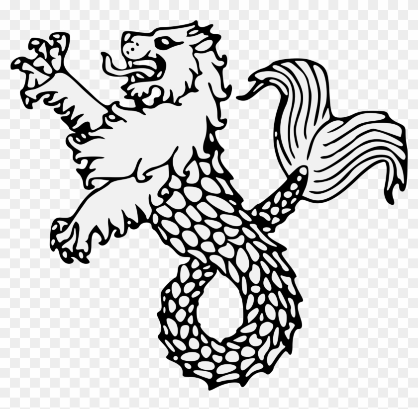 Sea Lion Heraldry Art - Lion Wings Heraldic #1329037