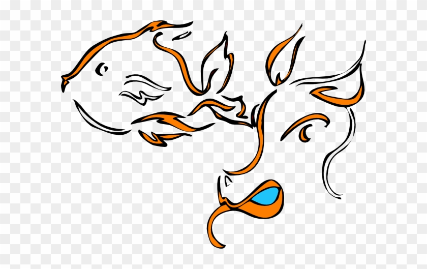 Orange Fish Clip Art - Seahorse Clipart #1329100