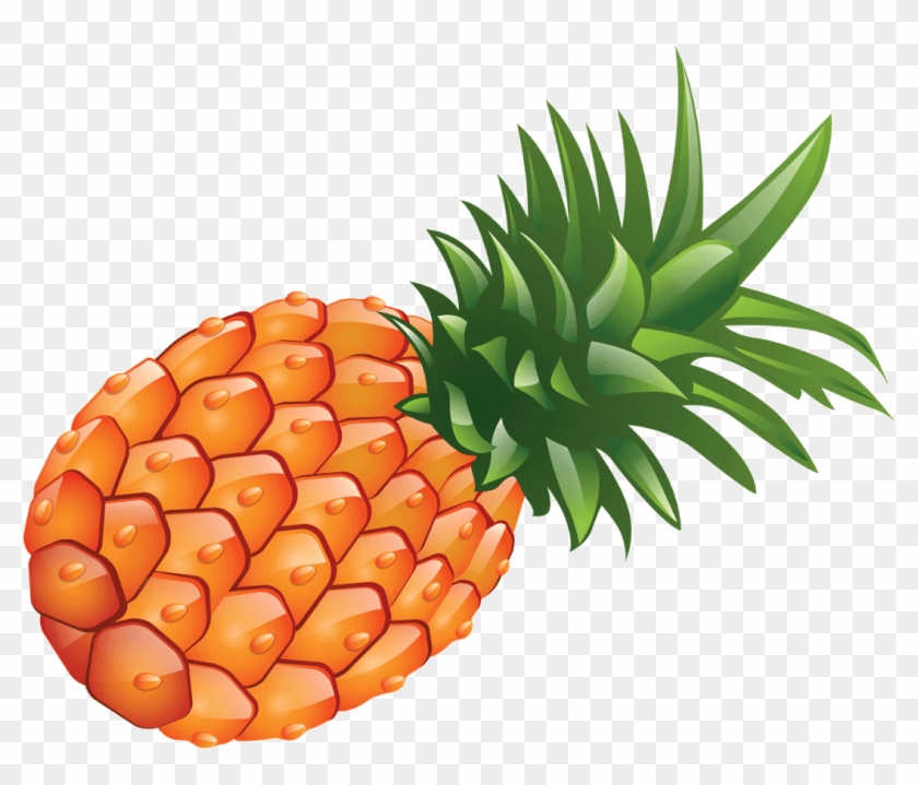 Fruit Clipart Pineapple - Clip Art #1329194