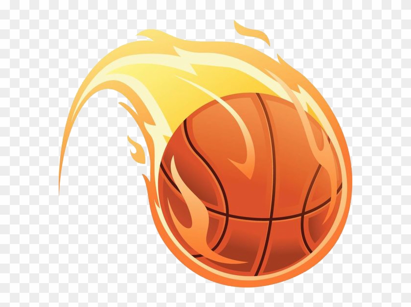 Basketball Fire Illustration - Basketball Fire Png #1329207
