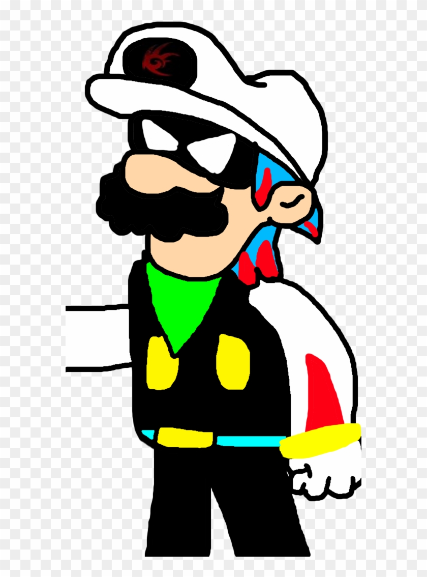 Bad Mario Oc Drawing By Sanik123alt - Bad Mario Oc #1329354