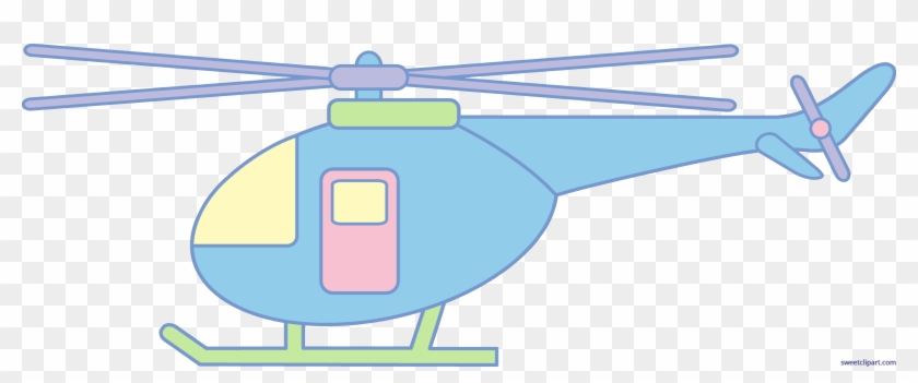 Helicopter Clipart Blue Helicopter - Helicopter Clip Art #1329390
