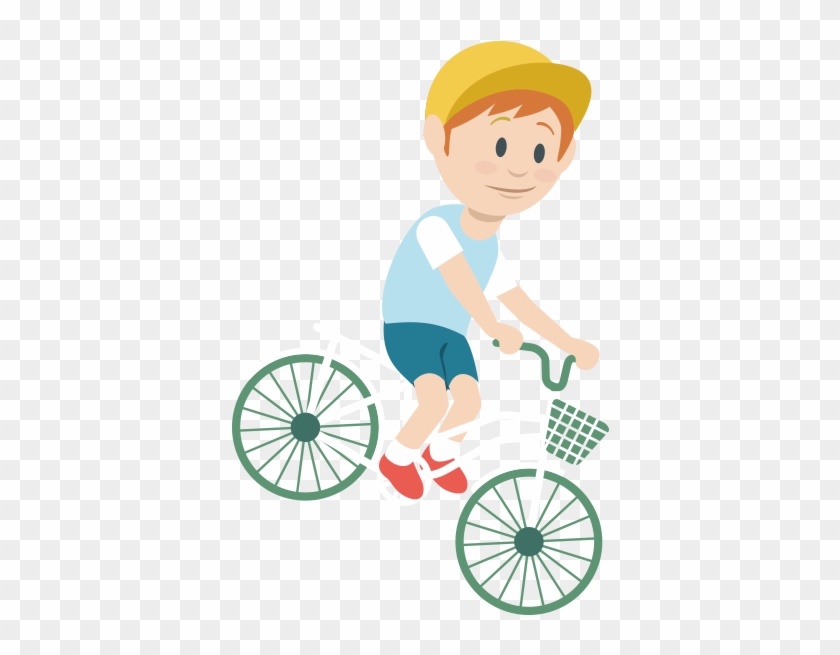Cycling Clipart Little Boy - Bikes Through The Ages #1329469