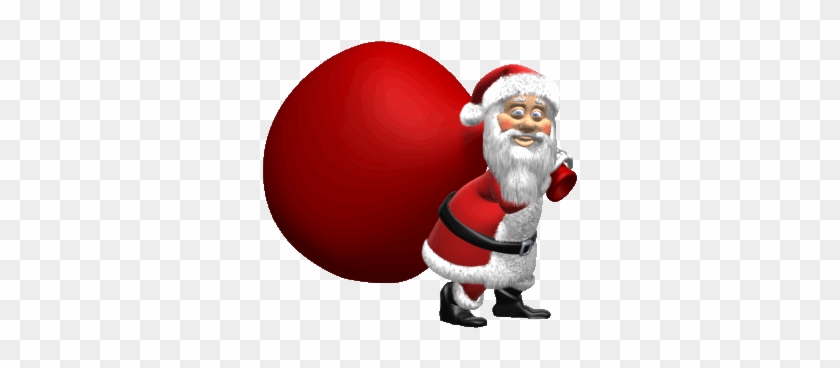 Santa Claus Gif Transparent, HD Png Download - 519x595 PNG 